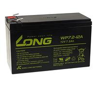 POWERY KungLogn Batería Plomo MP7,2-12B VDS Equivalente con FIAMM Modelo FG20722