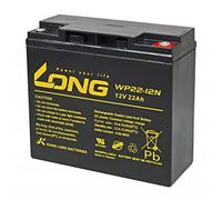 Powery KungLong Batería de Reemplazo para SAI 12V 22Ah cíclica