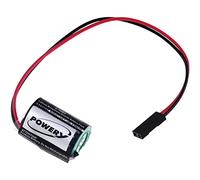 Powery Pila de Litio PLC para Siemens Simatic S5-95U, 3V, Lithium-Mangandioxid