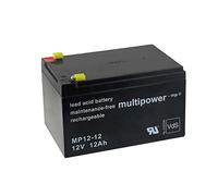 Powery Powery Batería de Plomo-sellada (multipower) MP12-12 VDS