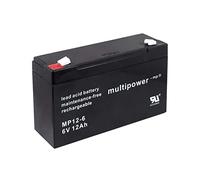 Powery Powery Batería de Plomo-sellada (multipower) MP12-6