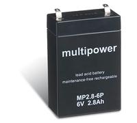 Powery Powery Batería de Plomo-sellada (multipower) MP2,8-6P