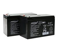 Powery Recambio de Batería para SAI APC Smart-UPS 750, 12V, 7,2Ah/86Wh, Lead-Acid, 2 Unidades