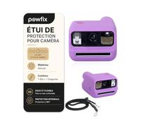 Powfix - Carcasa de silicona antideslizante para Polaroid Go Generation 3 | Protección reforzada contra golpes y arañazos, ligera, fácil instalación, ideal para fotografía nómada