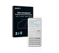 Powfix - Juego de 2 protectores HD para Casio fx-9860GIII | Antirayones, antihuellas, película suave ultraclara, fácil colocación y protección invisible para Calculadora.