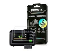 Powfix - Juego de 2 protectores para Godox Lux Junior II S | Antiarañazos, sin burbujas, antihuellas, película suave ultraclara, fácil de colocar y proteger la cámara Flash.