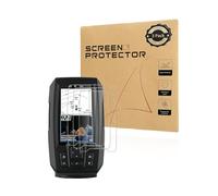 Powfix - Protector de pantalla completa para Garmin Striker Vivid 4 CV Detector de pesca, transparente antiarañazos sin burbujas