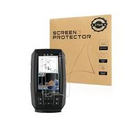 Powfix - Protector de pantalla completa para Garmin Striker Vivid 4 CV Detector de pesca, transparente antiarañazos sin burbujas