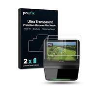 Powfix - Protector de pantalla para Garmin Approach R50, monitor y simulador de lanzamiento de golf de alta gama, 2 películas flexibles HD, antiarañazos, sin burbujas y antihuellas dactilares