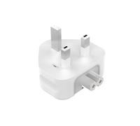 Powice Adaptador de viaje de Europa a Reino Unido, compatible con Apple Power Adapter, enchufe de CA de repuesto para fuente de alimentación Apple, adaptador de corriente eléctrica para viajar a Gran