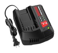 Powilling V20 Cargador de batería, indicador de carga LED, compatible con todas las herramientas eléctricas Craftsman V20 y baterías de herramientas para exteriores (CMCB104)