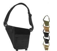 Powios Crossbody Bag, 2025 New Outdoor Tactical Shoulder Crossbody Chest Bag, Outdoor Chest (Black)