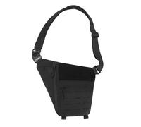 Powios Crossbody Bag, 2025 New Shoulder Crossbody Multi-Pocket, Mens Cross Body Bag for Outdoors Hiking Traveling (Black)