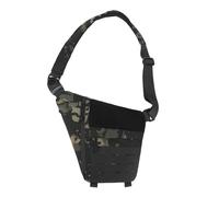 Powios Crossbody Bag, 2025 New Shoulder Crossbody Multi-Pocket, Mens Cross Body Bag for Outdoors Hiking Traveling (Black Camouflage)