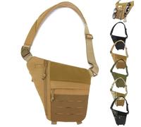 Powios Crossbody Bag, 2025 New Shoulder Crossbody Sling Bag for Men, Outdoors Hiking Traveling Bags (B)