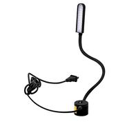 POWKER - Luz LED para máquina de coser, 30 LED, magnética, con revestimiento de silencio flexible, cuello de cisne para máquina de coser, taladro, prensa, escritorios