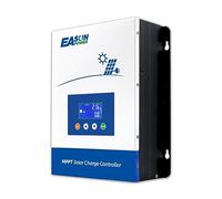 POWLAND Controlador de carga solar MPPT de 100 A, 12 V/24 V/36 V/48 V automático, entrada máxima de 150 V, regulador de pantalla LCD, regulador inteligente de carga