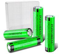 POWOBEST Batería Recargable de NiMH de 3,7 V 3000 mAh,POWO18B batería descargada con Caja de protección,NO.: 1818-666-888B,para cámara y Ventilador pequeño.Número de Patente:015037694-0001