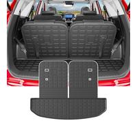 powoq Alfombrilla de Maletero Compatible con KIA Sorento/Hybrid/PHEV 2021-2024 con Alfombrillas de Respaldo de Repuesto para KIA Sorento 2021 2022 2023 2024 Accesorios (Alfombrillas de Maletero con