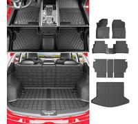 powoq Alfombrillas compatibles con Mazda CX-5 2017-2022, alfombrilla de respaldo de TPE de repuesto para Mazda CX-5 2017-2022 (compatible con CX-5 2017-2022, alfombrilla de carga trasera + alfombrilla