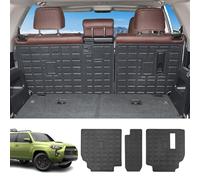 powoq Backrest Mat Compatible with 2010-2024 Toyota 4Runner 7-Seat TPE Material Back Seat Protector Replacement for 2010-2024 Toyota 4Runner Accessories (2nd Backrest Mat)