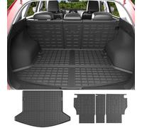 powoq Forro de Carga Compatible con Mazda CX-5 2017-2022, Alfombrilla de Respaldo de Repuesto para Mazda CX-5 2017-20192020 2021 2022 (Compatible con CX-5 2017-2022, Alfombrilla de Respaldo Trasero +