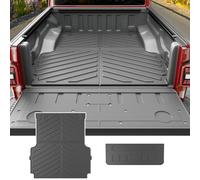 powoq Tapete para camioneta compatible con Jeep Gladiator JT 2020-2025, tapete de carga de TPE de repuesto para accesorios de Jeep Gladiator 2020-2025 (alfombrilla de camión + alfombrilla para portón