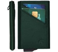 POWR Cartera de metal con tarjetero, billeteras para hombre Reino Unido, minimalista, delgado, de metal, con bloqueo RFID, protector de tarjetas de crédito, cartera de aluminio de grado aeronáutico,