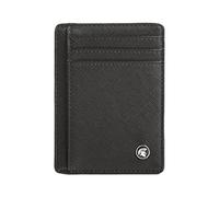 POWR - Cartera para hombre, fina, con bloqueo RFID, soporte minimalista para tarjetas de crédito, capacidad para hasta 7 tarjetas y billetes, ideal para viajes