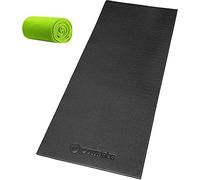 POWR LABS Alfombrillas para bicicleta de ejercicio (2,5 x 6 pies) Alfombrilla para bicicleta estacionaria de ciclismo de interior Funciona con Wahoo Kickr Cycleops Nordictrack Rower Peloton