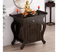 POWRZZZY Mesa de Altar para Santuario,Armario para el Santuario de Guanyin,Dios de la Riqueza,Diseño con Borde Reforzado y Cajón,para Oraciones Adivinación y Culto(66x40x100cm)