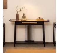 POWRZZZY Mesa De Altar Personal,Altar Budista para Meditación con Cajones,Mesa De Meditación De Bambú,Repisa Ofrendas para Decoración del Hogar,para Templos Y Familias