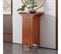 POWRZZZY Mesa De Altar Personal,Armario De Meditación Budista con Estante,Mesa De Ofrendas con Pedestal De Estilo Chino,con Puertas Y Cajones,para Templos Y Familias(Rose Color,66x40x100cm)