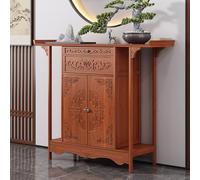 POWRZZZY Mesa De Altar Personal,Armario De Meditación Budista con Estante,Mesa De Ofrendas con Pedestal De Estilo Chino,con Puertas Y Cajones,para Templos Y Familias(Rose Color,120x40x100cm)