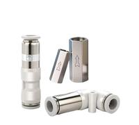 POWTAXBJGD 10 válvulas de retención neumáticas de latón: manguera de diámetro exterior de 4/6/8/10/12 mm, una sola vía para aire y gas. Ideal para accesorios de tubería de compresor (SPV-8)