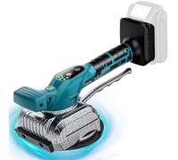Powtree Máquina para soladores de azulejos Makita con batería de 18 V (sin batería), vibrador de azulejos con 5 velocidades ajustables y gran ventosa, capacidad de absorción de 75 kg