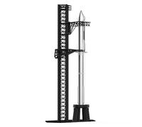 Powvan SpaceX Starship Rocket Model Set - Dragon Spacecraft Heavy Falcon 9 Booster Launcher Desktop Ornament, Aerospace Collectible Gift for Space Lover (Starship Set)