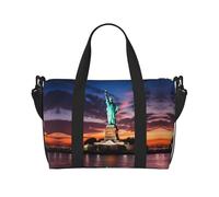 Powzjzw - Bolsa de viaje con diseño de la Estatua de la Libertad, Estados Unidos, para fin de semana, para mujeres, bolsas de hospital para trabajo de parto y parto, bolsa de equipaje durante la