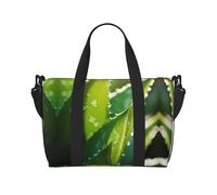 Powzjzw - Bolsa de viaje de aloe vera para fin de semana, bolsas de mano de mano para mujer, bolsas de hospital para trabajo de parto y parto durante la noche, Black, Talla única