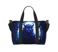 Powzjzw - Bolsa de viaje para mujer, diseño de bestia de dragón misterioso, bolsa de mano de mano de semana para mujer, bolsas de hospital para trabajo de parto y parto, bolsa de equipaje durante la