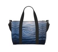 Powzjzw Streak of Water - Bolsa de viaje de fin de semana para mujer, bolsas de hospital para trabajo de parto y parto durante la noche, Black, Talla única