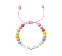 Poxtex Pulsera de hermana mayor para hija, sobrina, hermana mayor, a juego, camisas, regalo para hermanas, regalo para adolescentes, niñas, joyería para niñas, regalos de cumpleaños, 6, Acrílico, No