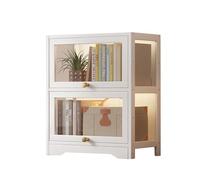 Poxvythb vitrine vitrine pour Collection vitrine murale Vitrina Madera Vitrina de Colección de Acrílico, Vitrina Hecha A Mano para Oficinas, Dormitorios40 x 33 x 73 cm, 2 Capa, Blanco