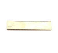 POXZSFX Inserto de prensa de trastes para diapasón de guitarra, herramienta de para guitarrista, 7,25, Oro, 17#