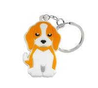 POYAMUSE Llavero de silicona para perro, homenaje a los amantes de los perros, llavero conmemorativo para cachorros, Beagles, M