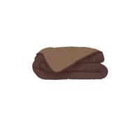 Poyet Motte Calgary Edredón poliéster Chocolate/Moka, poliéster, Chocolat/Moka, 260x240x1 cm
