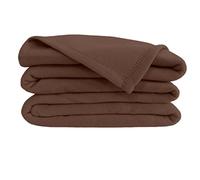 Poyet Motte Manta Polar, Poliéster, Chocolate, Individual, 220x180 cm