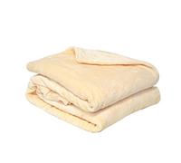 Poyet Motte microflanelle Protectora poliéster Marfil, poliéster, Marfil, 220x180 cm