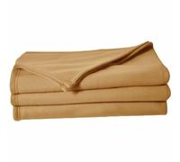 Poyet Motte poleco Manta Polar poliéster Arena, poliéster, Beige, 240 x 220 cm