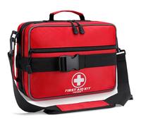 Poygik Kit de primeros auxilios grande de 420 piezas para el hogar, coche, viajes, camping, camión, senderismo, deportes, oficina, vehículo y emergencias al aire libre, kits médicos de emergencia,